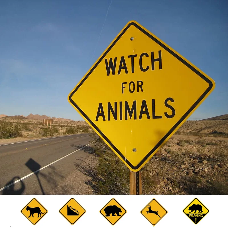 Traffic Yield Sign Give Way Yield Traffic Sign Children Street Stop Animal Warning Signs