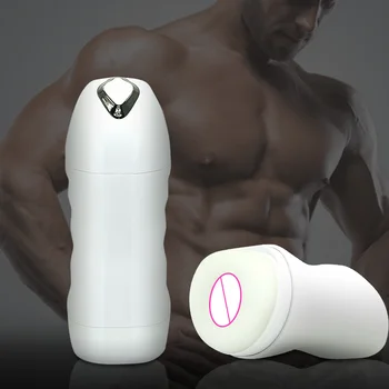 Amazon Hot Sale Silicone Adult Masturbator For Man Vibrating Masturbation Sex Toys Realistic Masturbator Cup