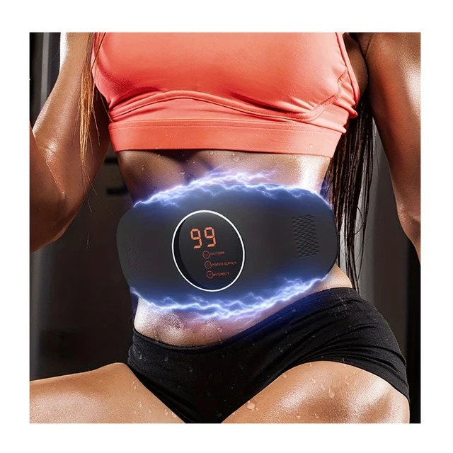 Abdominal Toning Belt with Hot Compress & Muscle Training Massage Slimming Body Toner
