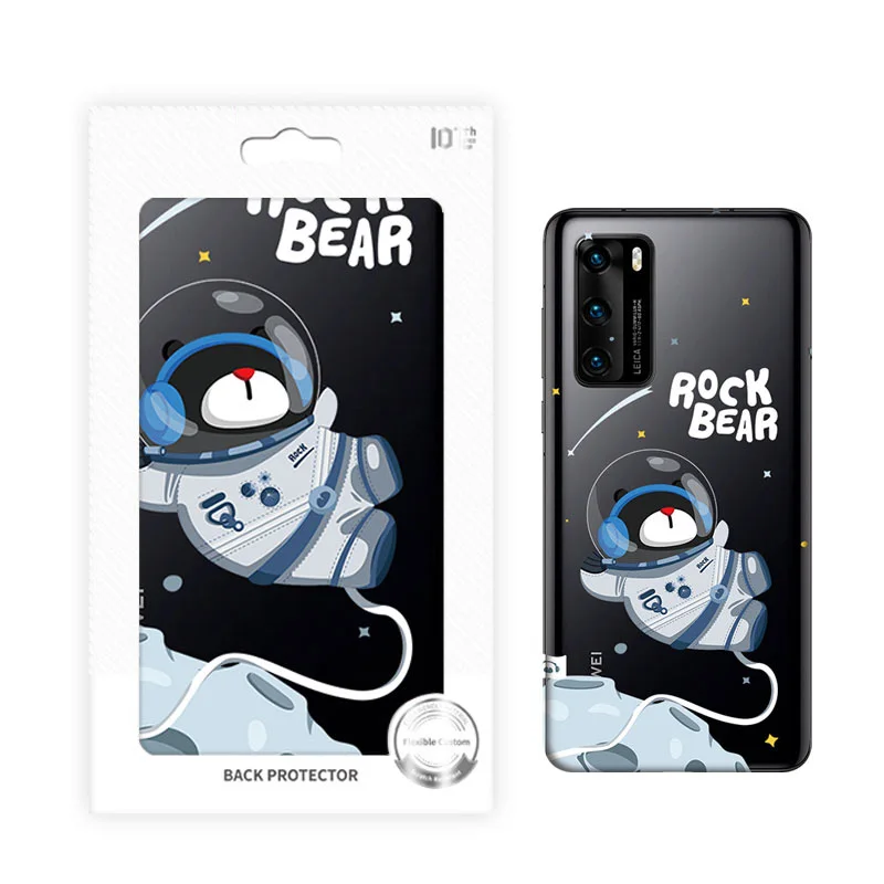 3D Красивая полупрозрачная пленка для тиснения задняя из ПВХ режущих машин сырье наклейка на заднюю крышку мобильного