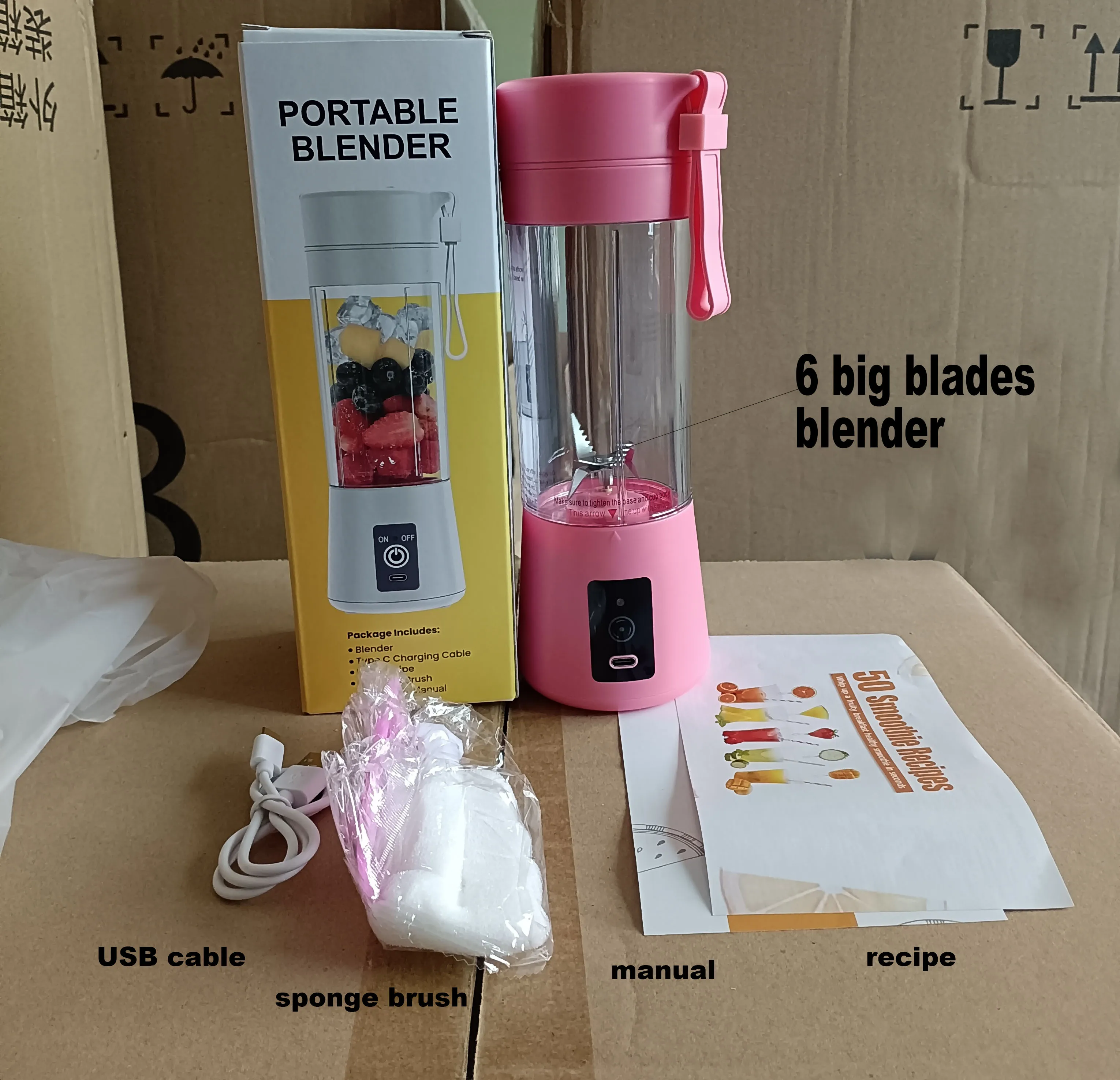 2018 Portable Electric Juice Cup Multifunctional Mini Personal Juicer Hot Sale USB Fruit Blender