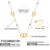 P165-collier turquoise-415 cm