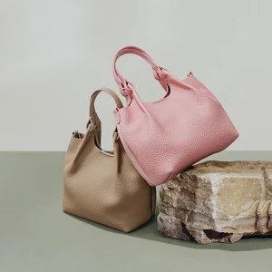 Bolsos De Mujer Custom Wholesale 2026 Ladies High Quality Genuine Leather Sling Handbags Shoulder Crossbody Bag Women