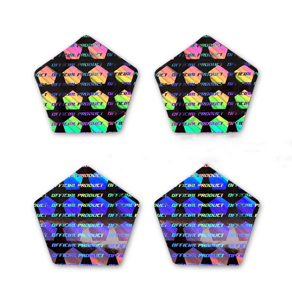 product yiko factory price hologram sticker custom special shape tamper seal holographic sheet secured honeycomb for holo function-3