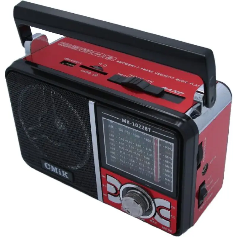 Radio Portátil CMiK Modelo MK-978 USB / Radio AM-FM / TF
