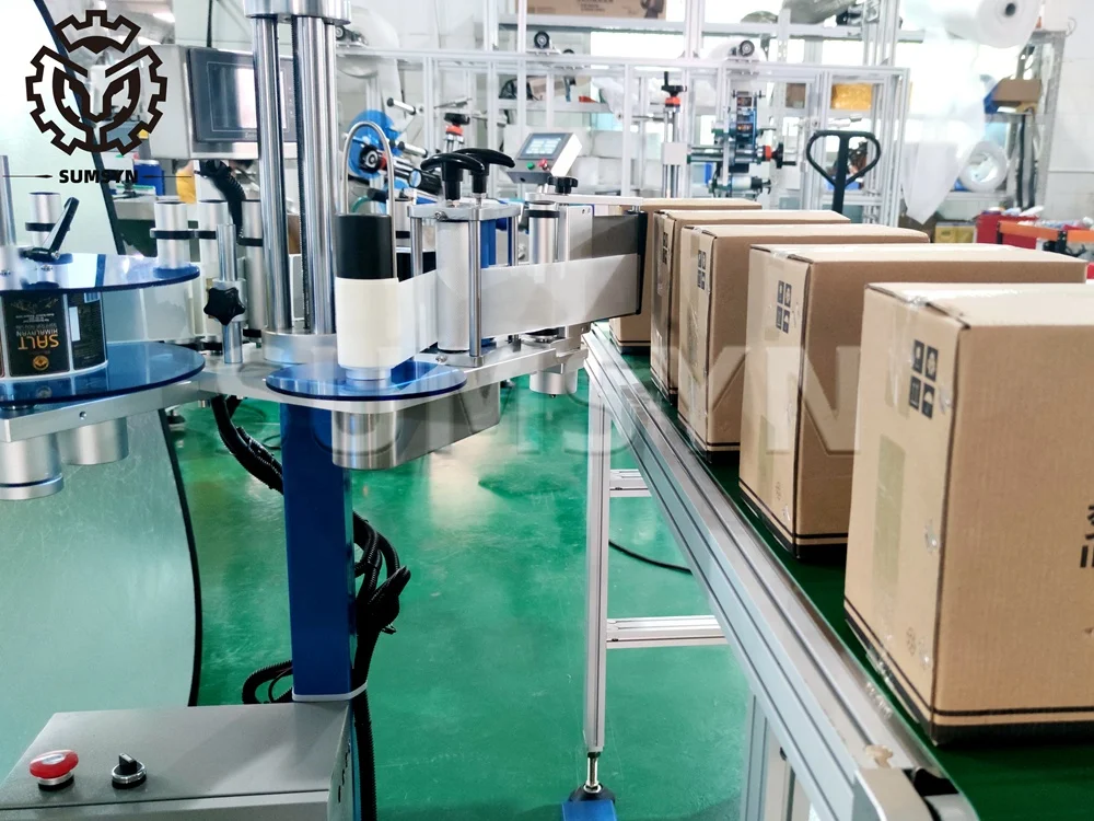 Автоматическая линия сборки боковая маркировочная машина этикетка для коробок и конвейерная