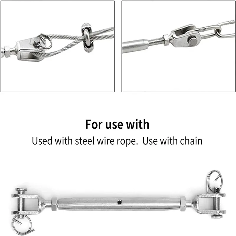 Closed Body Turnbuckles Heavy Duty Turnbuckle M6 Turn Buckle For