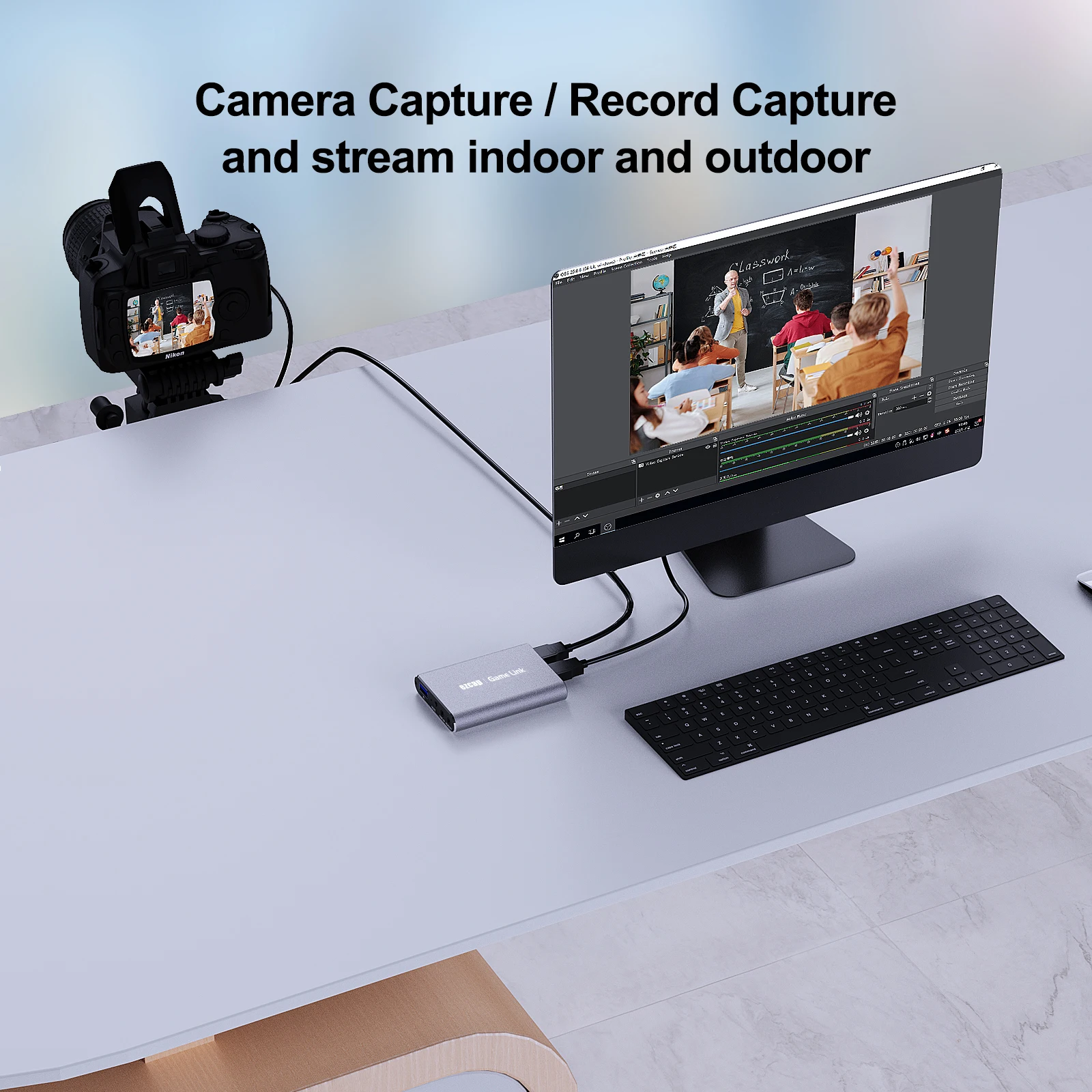 Ezcap311p Game Link USB Video Capture - 4K HD Capture Card