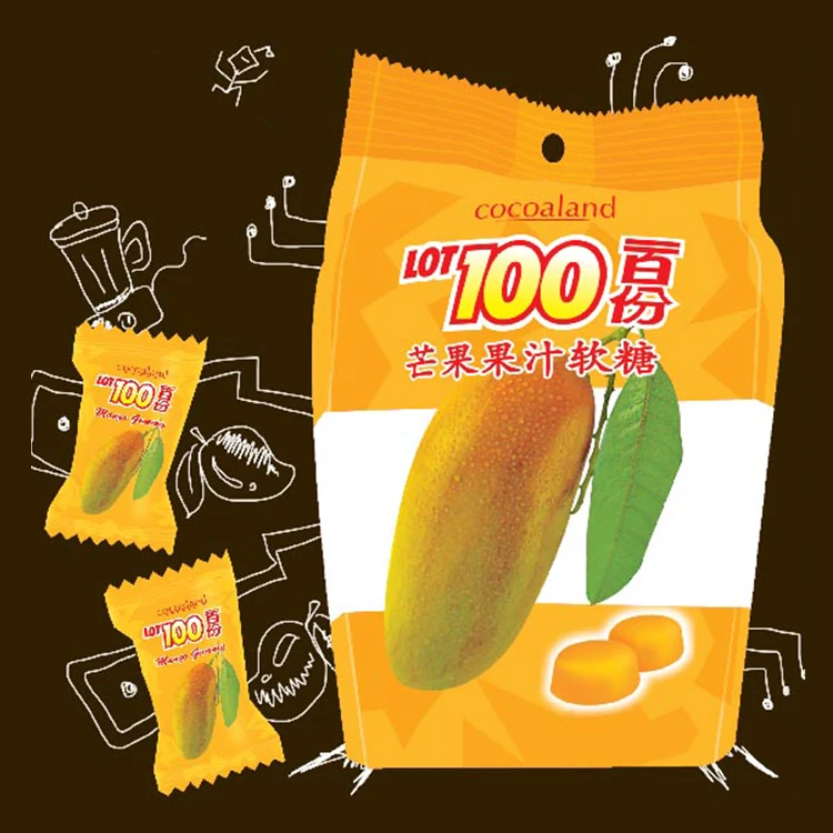 Cocoaland Lot 100 Mango Gummy Candy