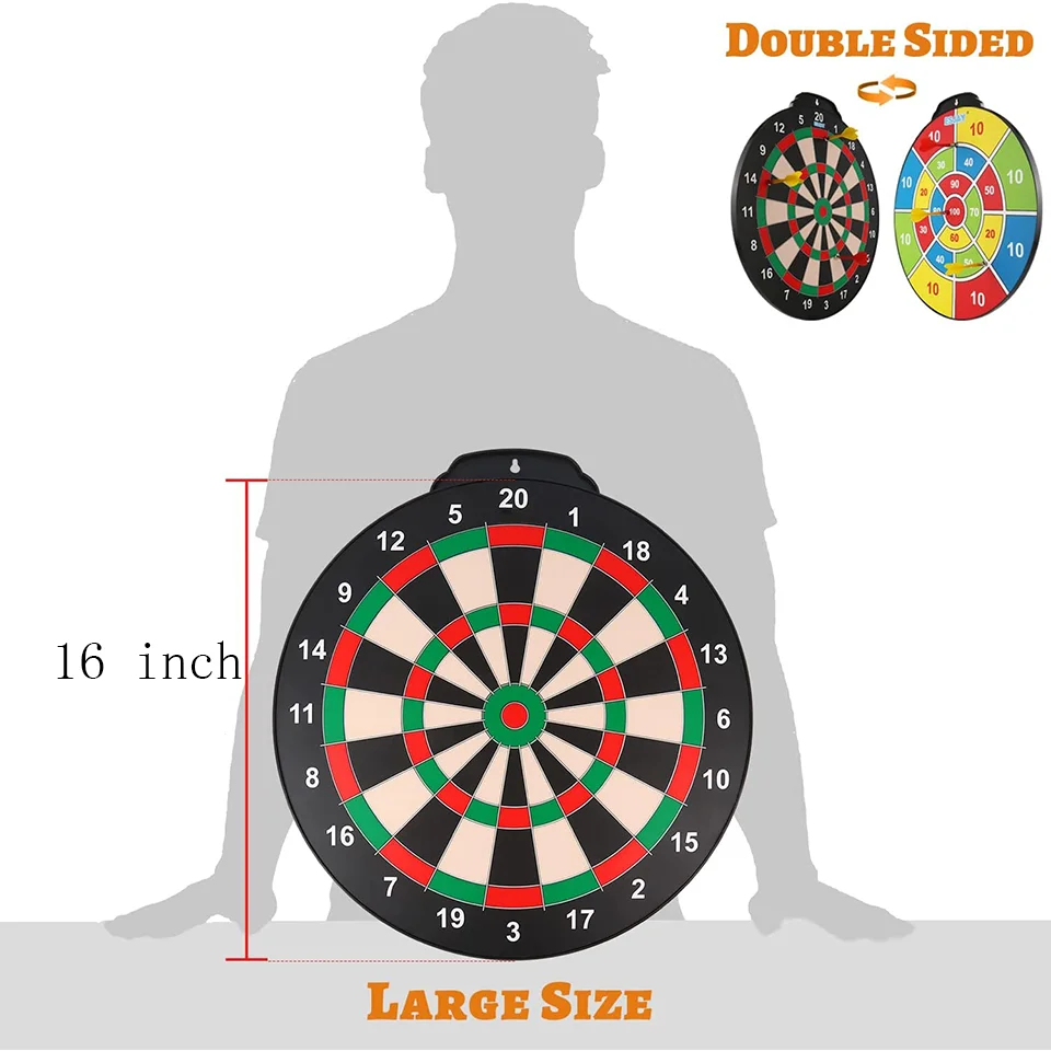 Dart Board Set Dartboard Toys Gifts For Kids Indoor Outdoor