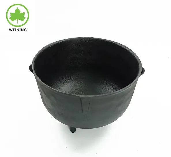Heavy Duty Cookware Extra Large Cast Iron Pot Outdoor BBQ Camping Deep Pot 10 Gallon Pot Cast Iron