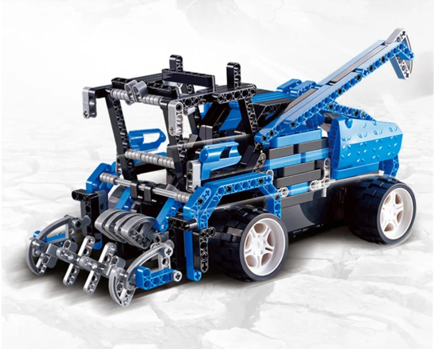 Hot Selling 329pcs technic Remote Control Car Building Block with Usb Line Diy Assembly Block
