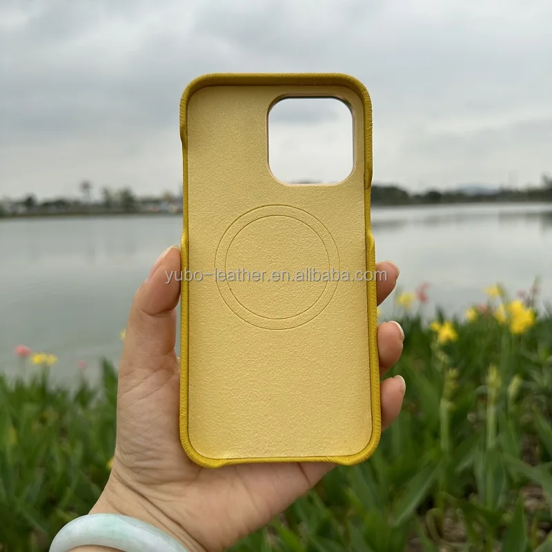 2023 New Product Epsom Leather Phone Case For Iphone 14 Pro Max Case