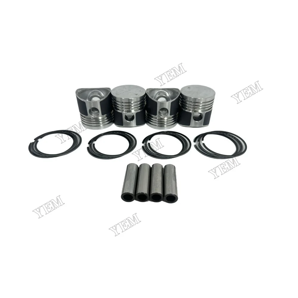 For Mitsubishi K4B Piston and Piston Ring Kits Agriculturals Heavy Equipment Engine Parts 2