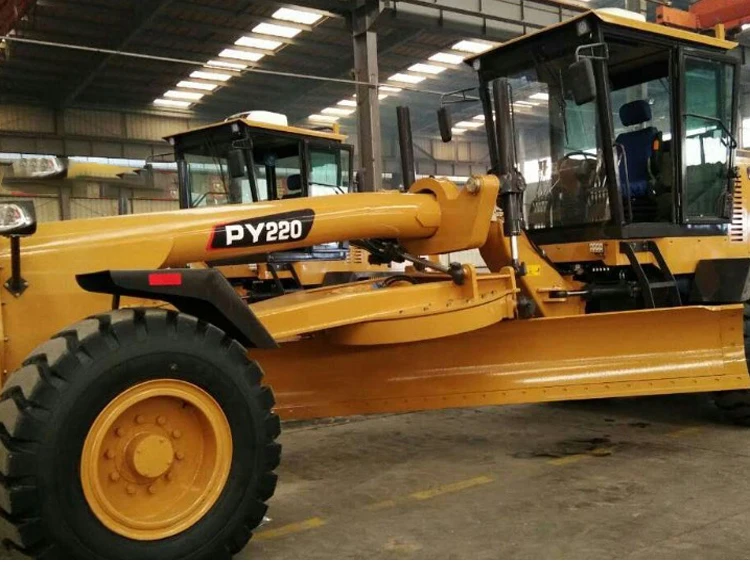 LUTONG ZF Transmission 180HP motor grader PY180C with Front Bulldozer and Rear Ripper in Uzbekistan details