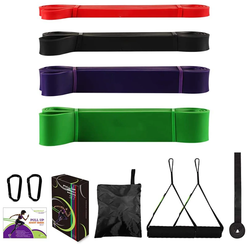 latex exercise elastic button loop resistance band