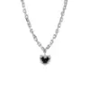 Collana Nao con spine nere intrecciate