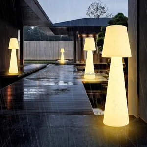 LED 16-Color PE Floor Lamp Modern Street Garden Landscape Lamp Waterproof Change Feature for Outdoor Furniture for Living Room