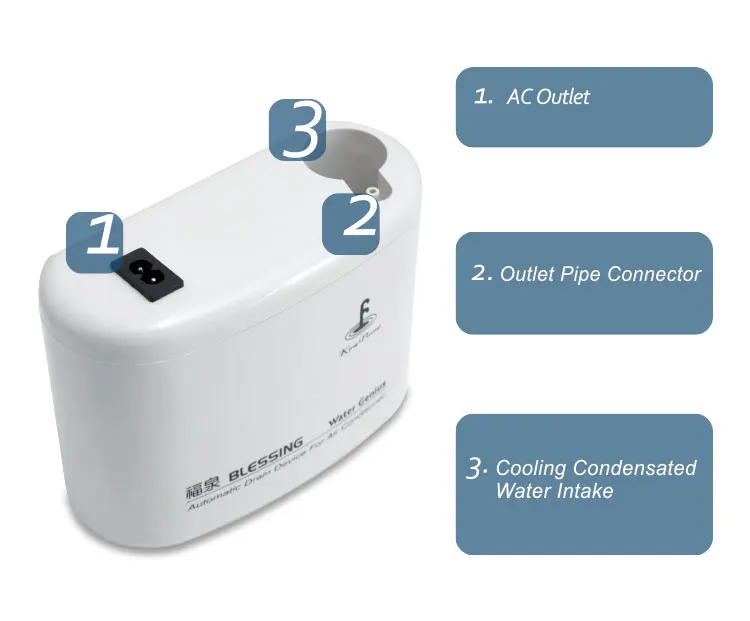 Kingpump Air Conditioner Drain Pump 6m Discharge Head Automatic Water