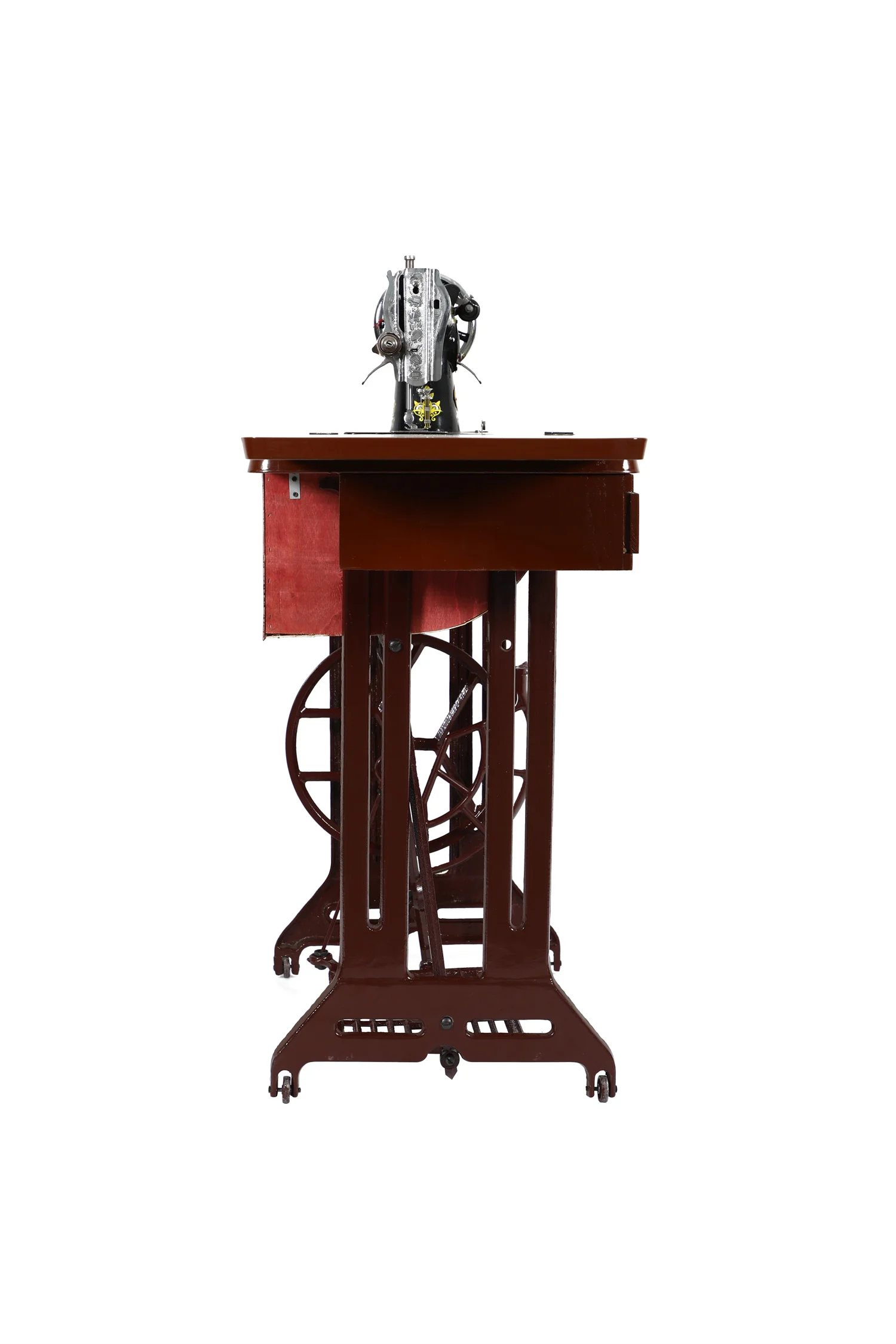 Household Sewing Machine JA2-1 Wth Foot Pedal 3 Drawer Table Cast Iron Stand
