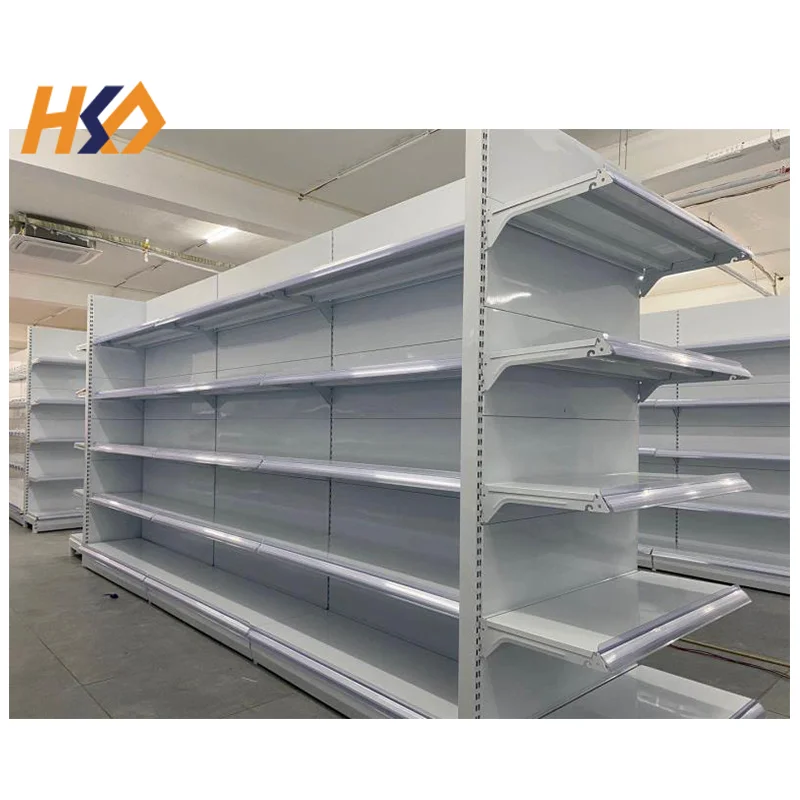 White Display Racks Supermarket Shelves Wholesale Gondola Shelving