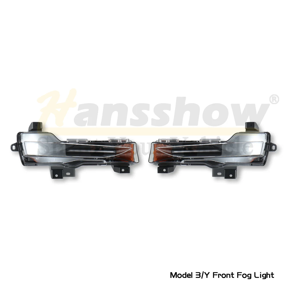 Hansshow Model 3/y Fog Lights For Tesla Front Fog Light Led Sequential