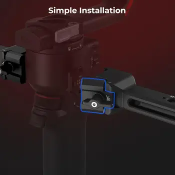 SmallRig Focus Control Dual Grip ForRS2/RS3 Pro/RS4/RS4 Pro Gimbal Stabilizer,Joystick Operation,Mode Switching,Max Load 17.6lb product image
