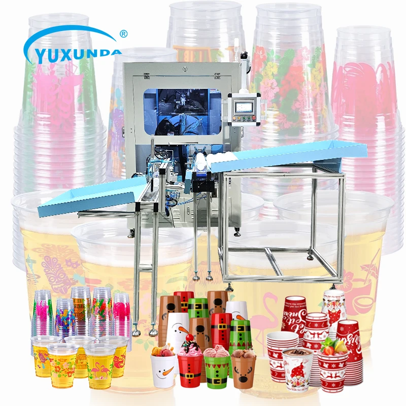 Yuxunda Digital Printing Direct to Cup Printing Machine for Cups Printer Price Color Offset Cup Logo Print Machine