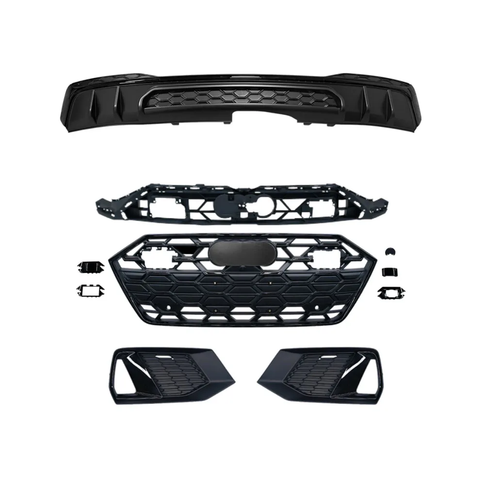 KEBEL Black Bodykit for Audi A7/A7L 2019-2025 Upgrade to S7 2025+ OEM Style Replacement Parts Durable Auto Body Parts