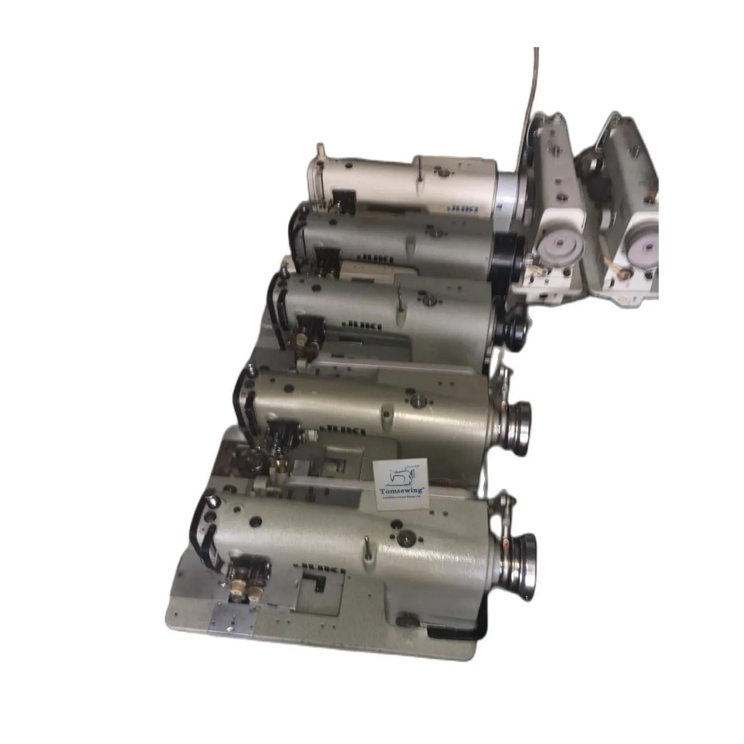 Japan Used Juki-LH 1152 Industrial Sewing Machine Double Needlese Secondhand Machine a Coudre a Double Aiguilles Tomsewing