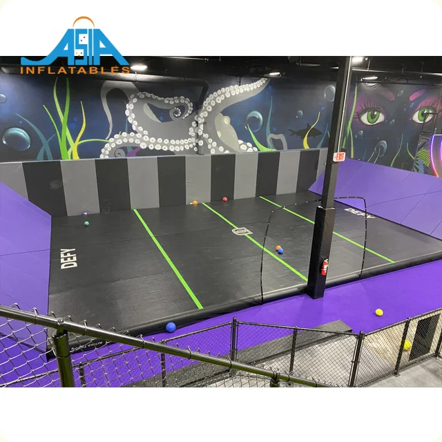 Commercial Free Design Parkour Ninja Course Trampoline Park Kids
