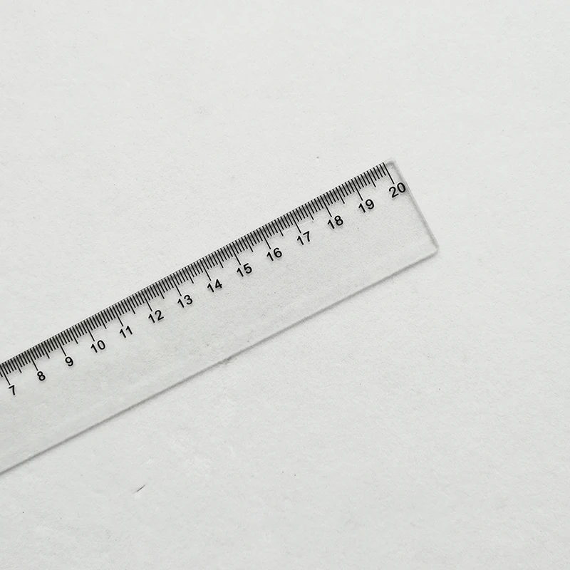 20cm 8inch Plastic Straight Clear Ruler - Buy 20cm Ruler,20cm Plastic ...