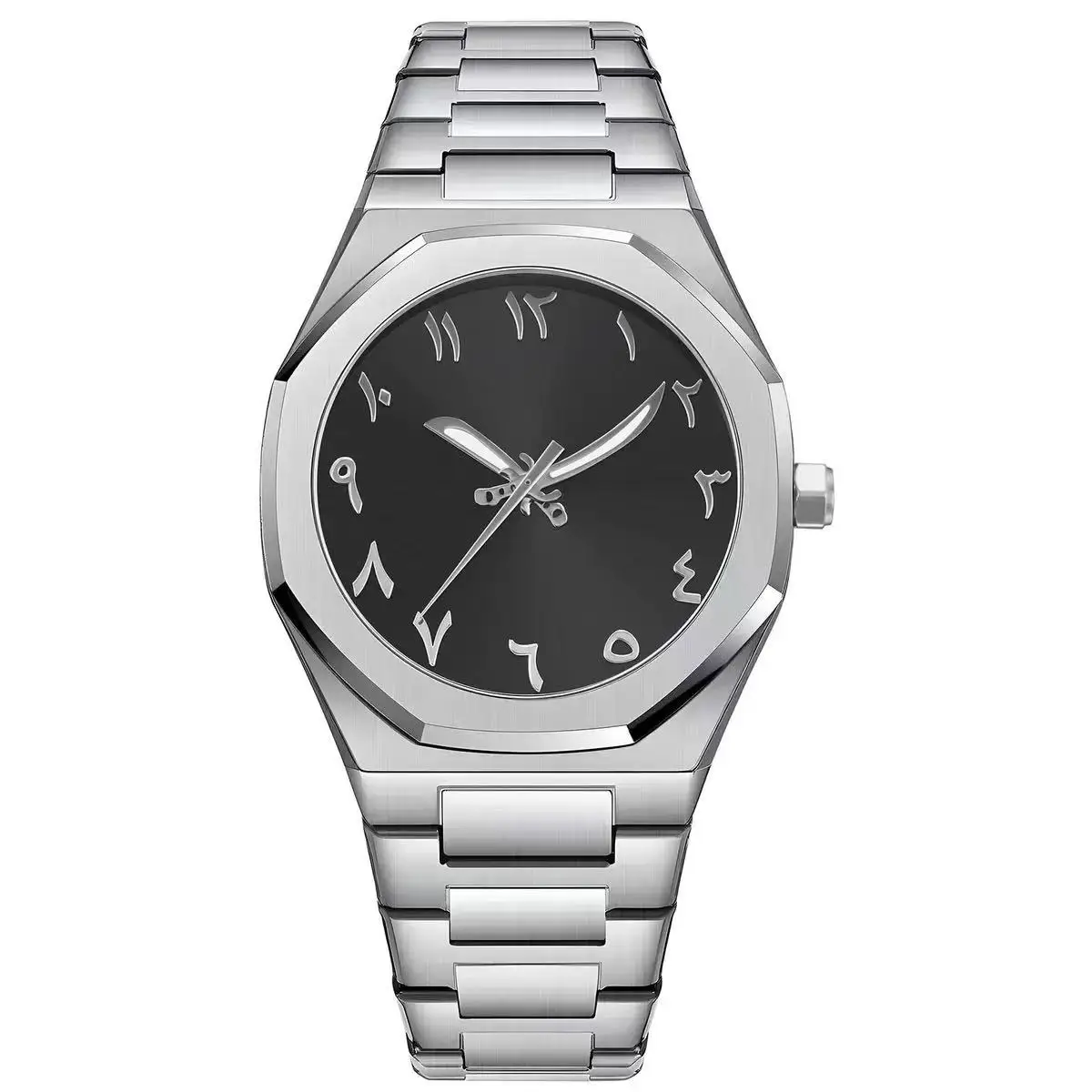 The new stylish scythe watch ultra-thin men's watch steel band quartz watch is a bestseller