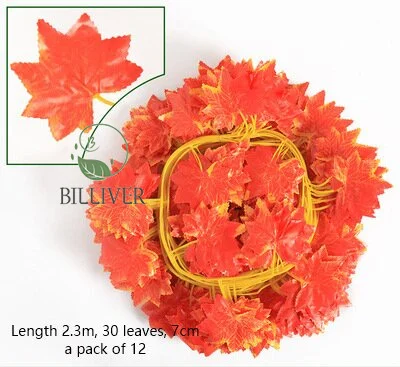 90 Pcs Leaves Artificial Ivy Garland Silk Ivy Vines Greenery Vines for Bedroom Decor Aesthetic Room Wall Home Decoration
