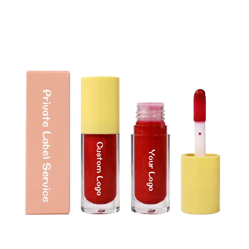 Wholesale Glitter Lip Gloss Pigment Liquid Lip Gloss Supplies Bulk Lip