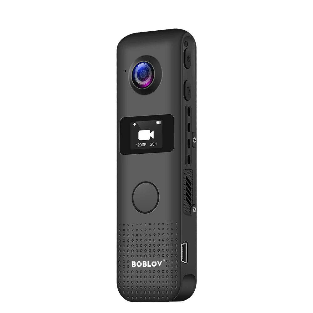 BOBLOV Body Worn Mini Camera 140° Wide Angle, 32GB Storage