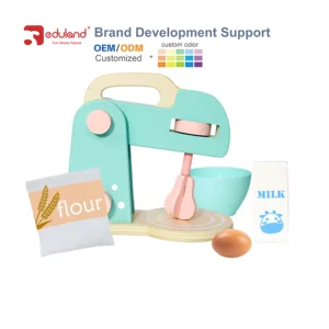 Wooden Pretend Play Kitchen & Food Toys Education Mixer Cooking Toys