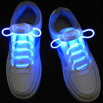 6 Pairs Nylon LED Shoelaces Light Up Shoe Laces with 3 Modes