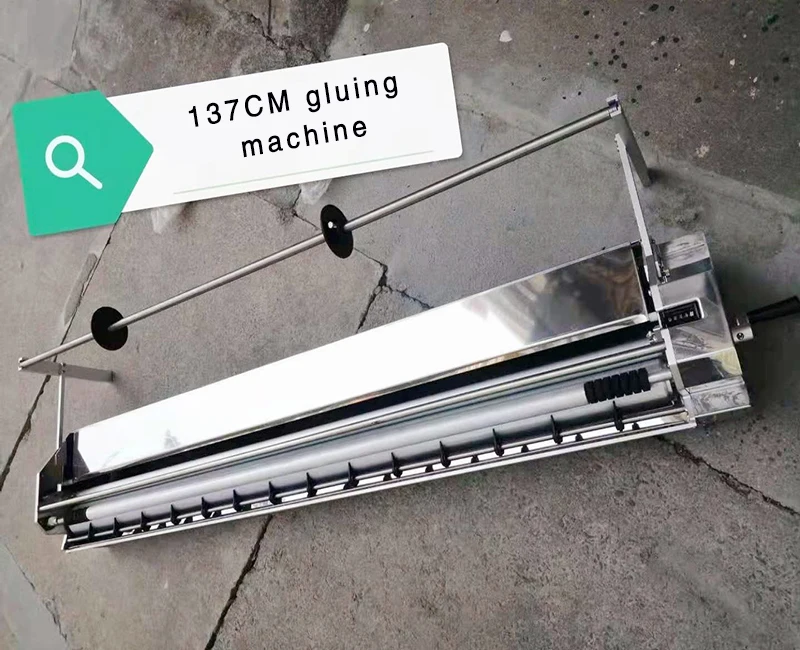 Hand Crank High Performance Portable Wallpaper Glue Machine Stainless