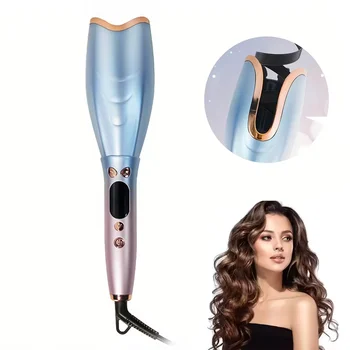 Hot Selling 32mm Ceramic Electric Wave Automatic Rotating Roller Hair Curler for Long Hair