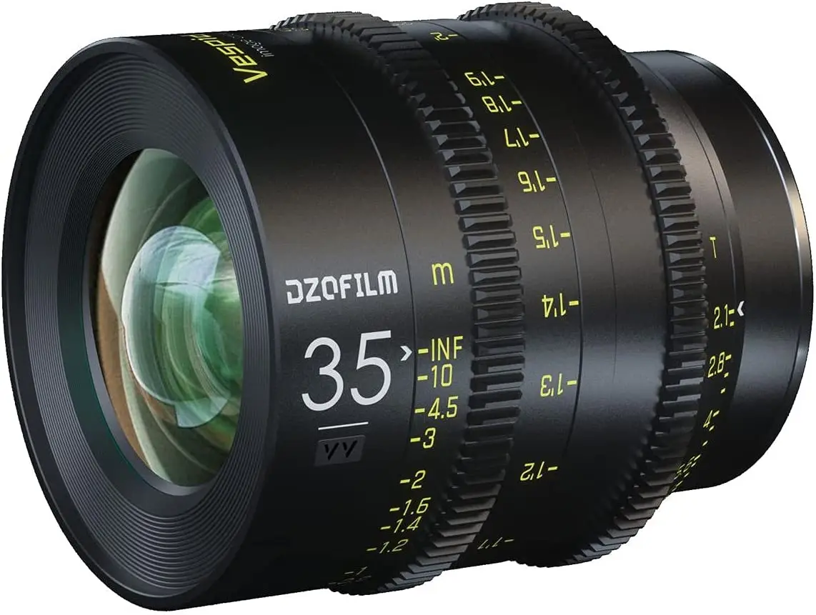 DZO FILM Vespid Prime 35mm T2.1シネマレンズ、フルフレーム