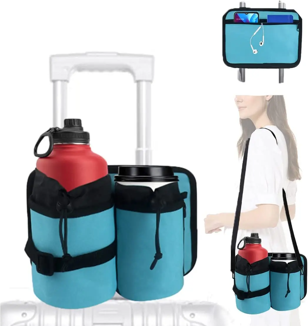 Water Bottle Drink Suitcase Luggage Mounted Cup Caddy For Travel