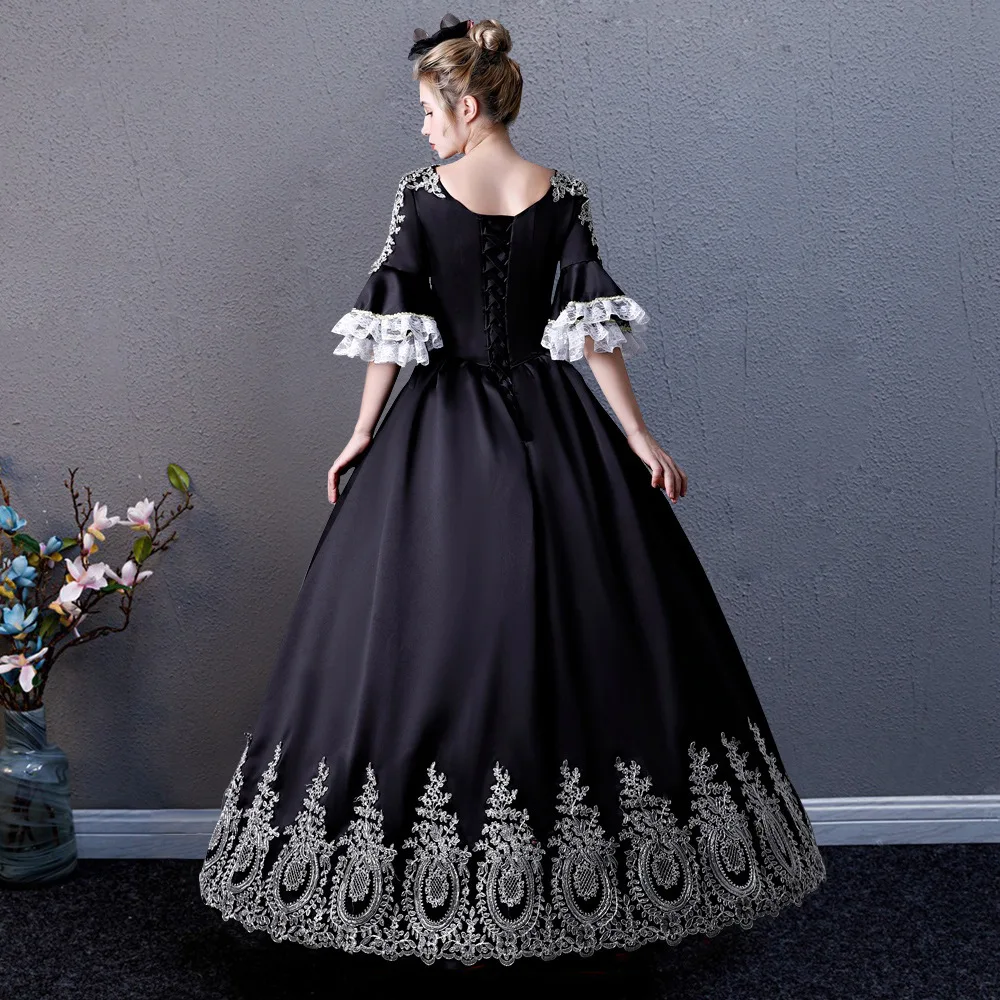 green emerald velvet dress Steampunk Ruffle Lace-up Long Dress For Women– Punkravestore main image 1