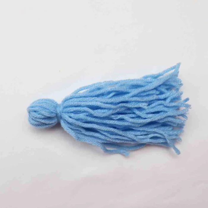 Wholesale Custom Thick Wool Yarn Tassel Accessories 8cm Polyester Wool wholesale-custom-thick-wool-yarn-tassel-accessories-8cm-polyester-wool