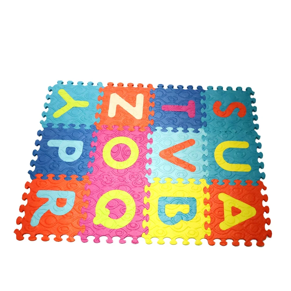 2026 Hot Sale Alphabet Puzzle Floor Mats EVA Foam Baby Numbers Puzzle Mat details