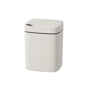 High-Value Household Induction Trash Can with Large Capacity Lid ABS Material Smart Sensor Bathroom Gift Cross-Border