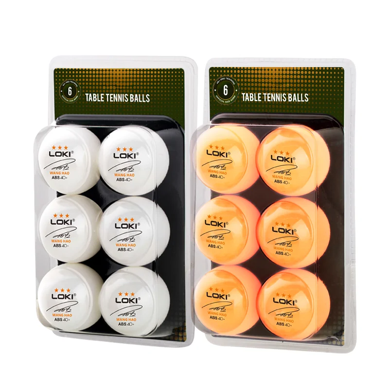 LOKI новые высококачественные мячи для пинг-понга на заказ оптом настольного тенниса 3 звезды