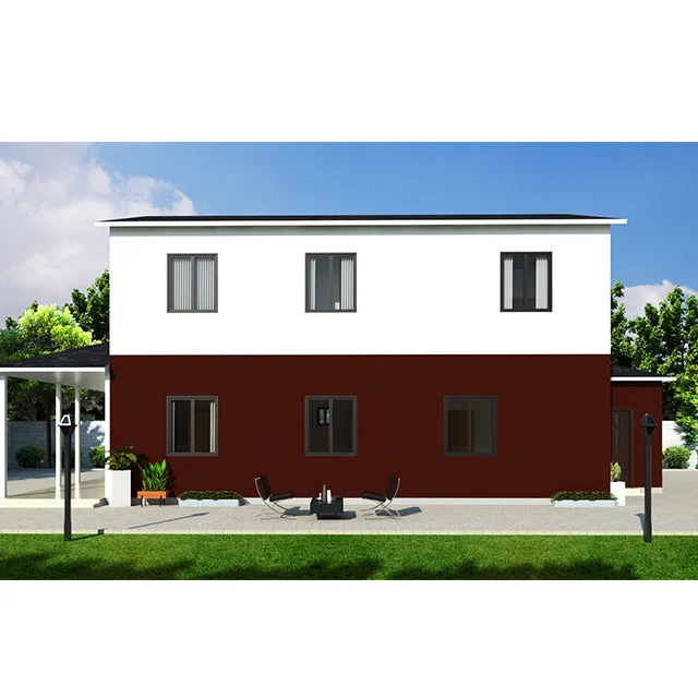 2025 for Econel Eco-Friendly Modular Homes Concrete Flat Roof New Tech House Designs Bathroom Supermarket Office Building Gym Di