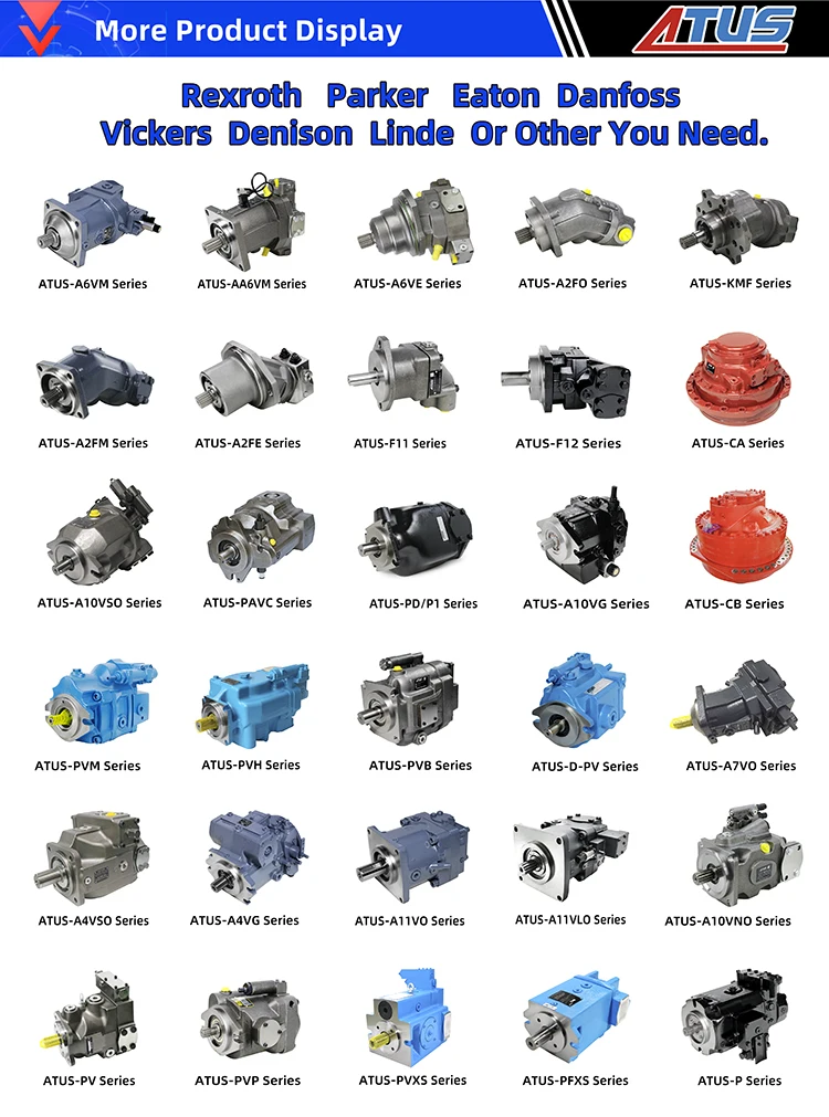 ATUS-9-(1) Hydraulic A6VM 107 a6vm80ha Rexroth Hydraulic Motor a6vm160d8 hydromatik a6vm 107