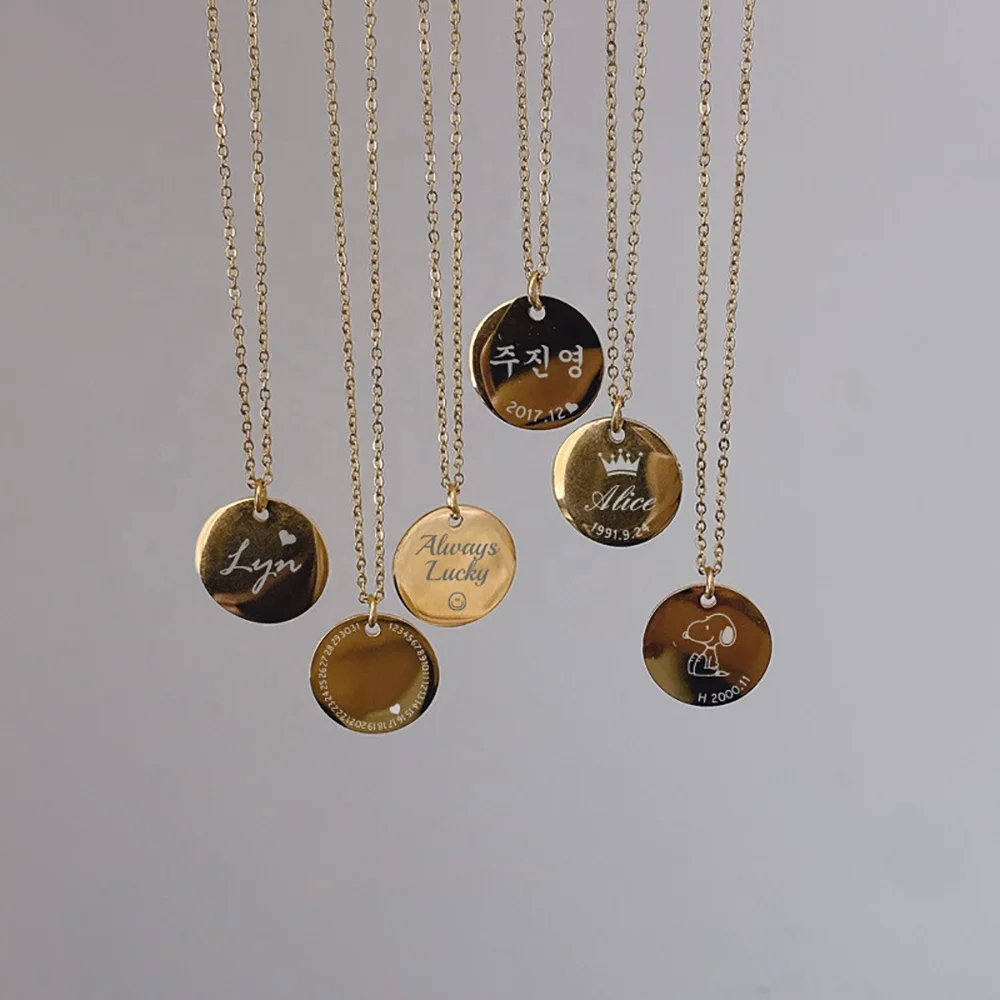 Brass 18k Gold Plated Cute Round 